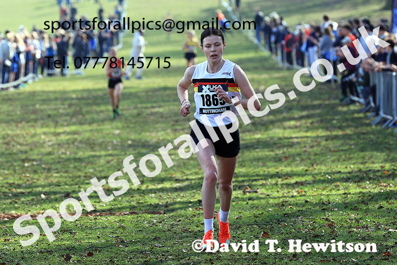 Senior womens 2025 UK CAU Inter Counties Cross Country Champs., Wollaton Park, Nottingham. Photo: David T. Hewitson/Sports for All Pics